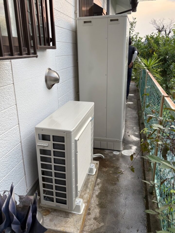 ダイキンEQX37YFV　交換後　横浜市戸塚区