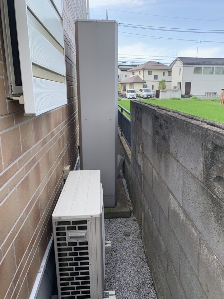 サンデン製薄型エコキュート　交換前　藤沢市