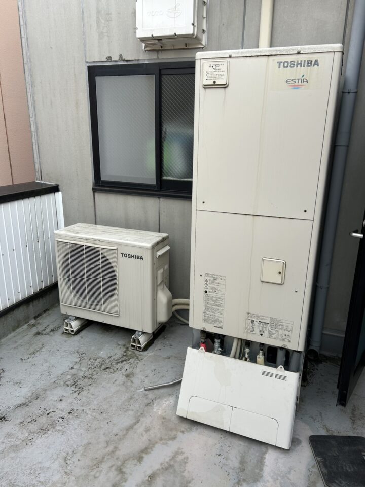 東芝製エコキュート　東村山市　交換前