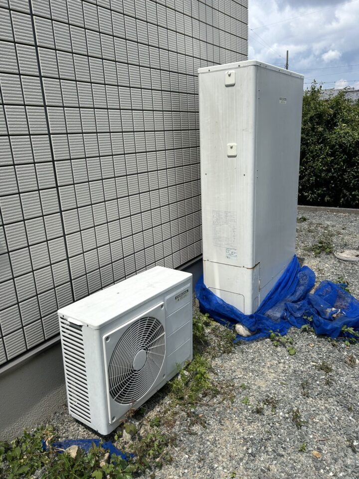 コロナ製エコキュート　西東京市　交換前