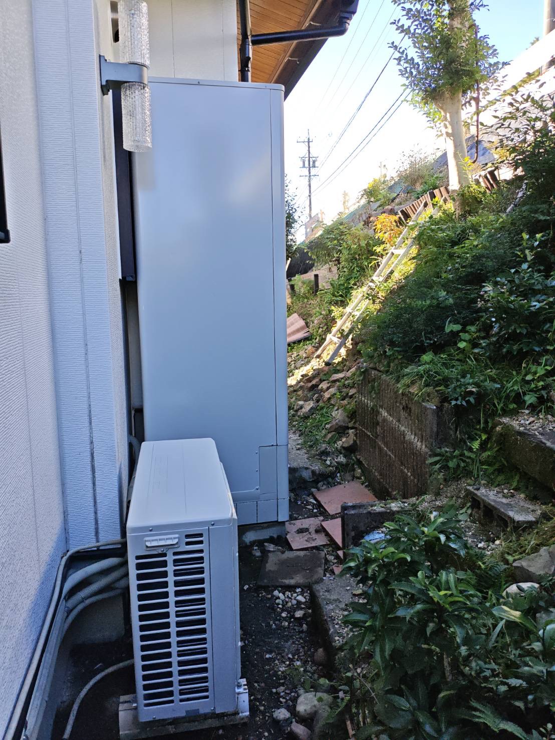東京都目黒区お客様 交換後エコキュート