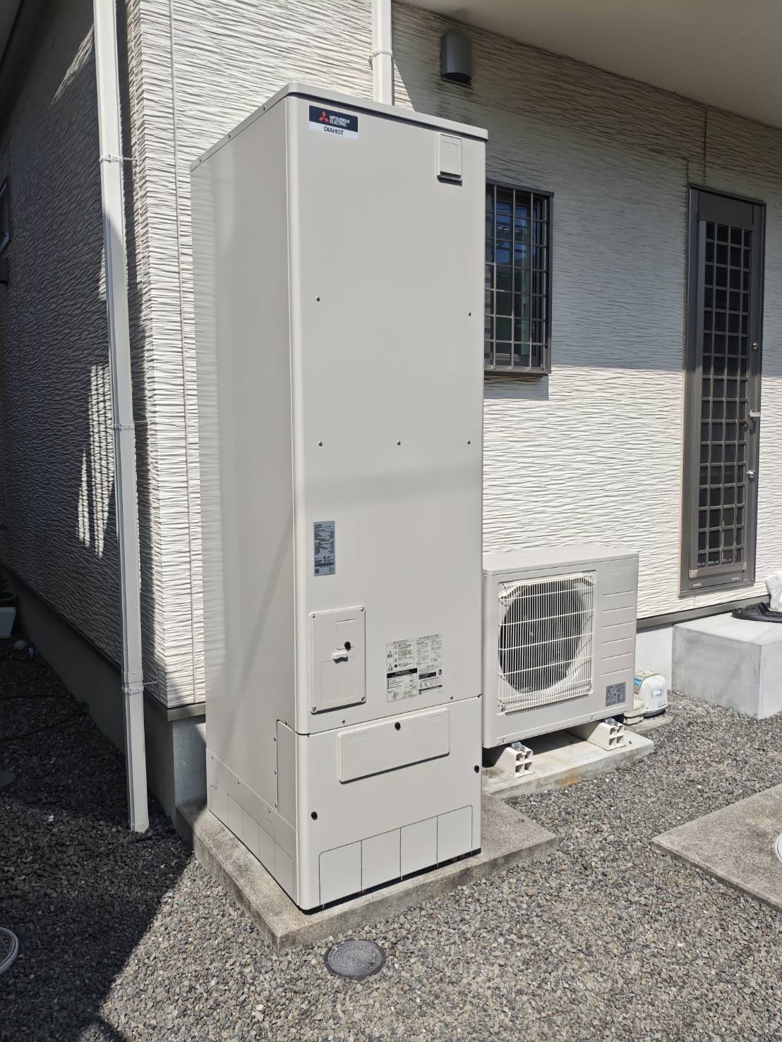 愛知県豊川市お客様 交換後エコキュート