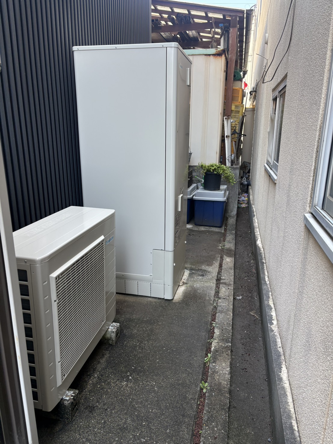 愛知県名古屋市お客様 交換後エコキュート