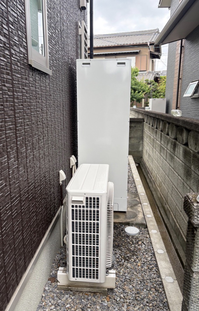 愛知県西尾市お客様 交換後エコキュート