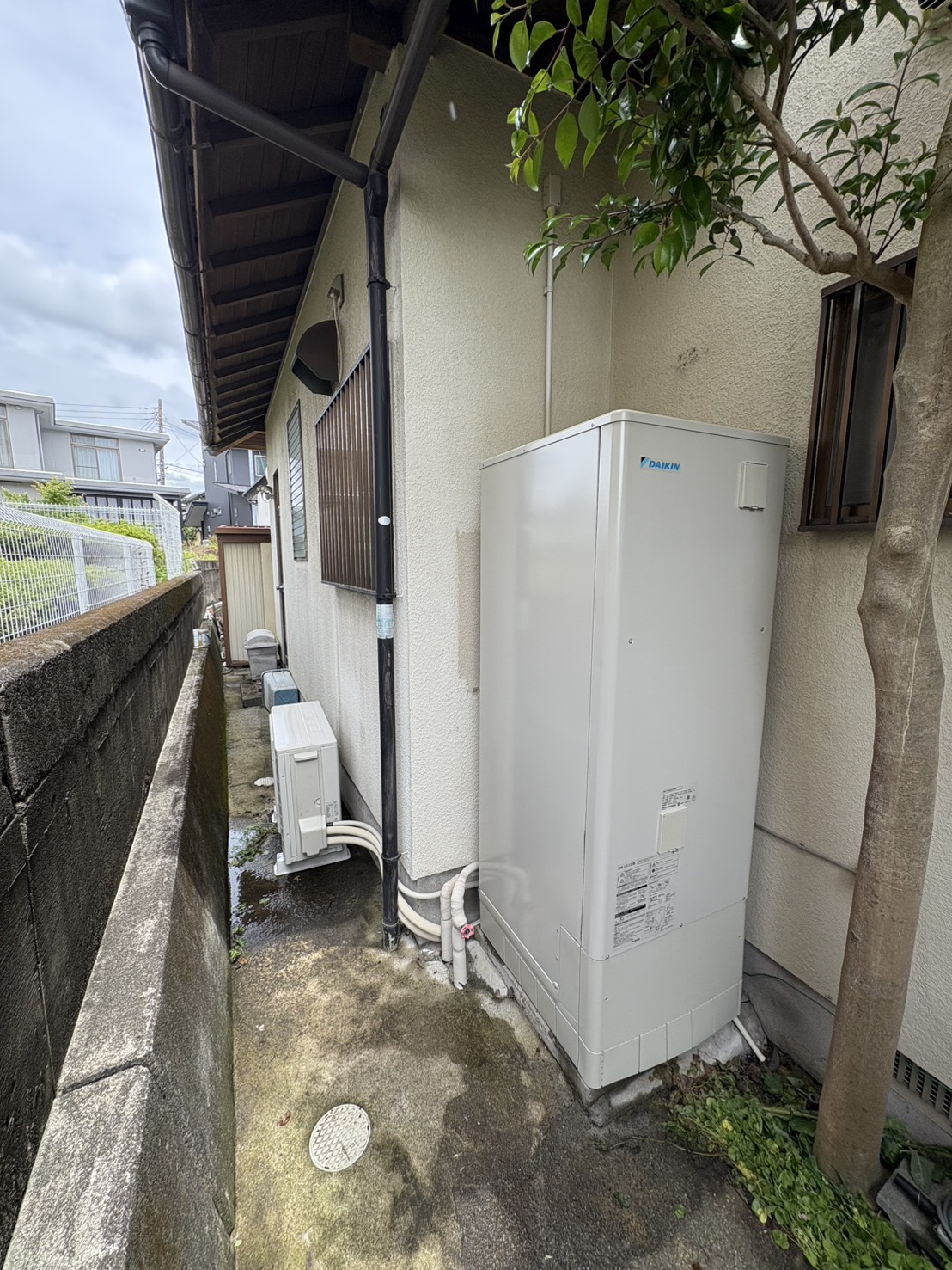 愛知県西尾市お客様 交換後エコキュート