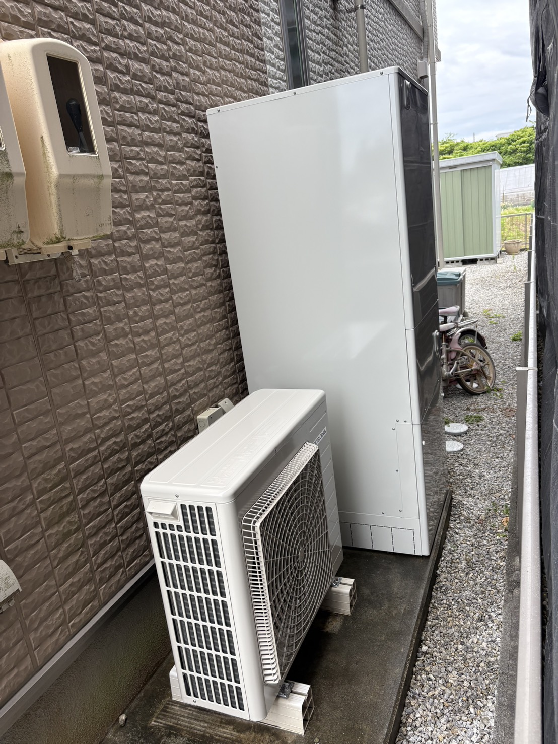 静岡県磐田市お客様 交換後エコキュート