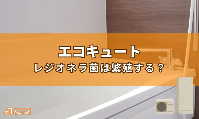 エコキュートでレジオネラ菌は発生する？