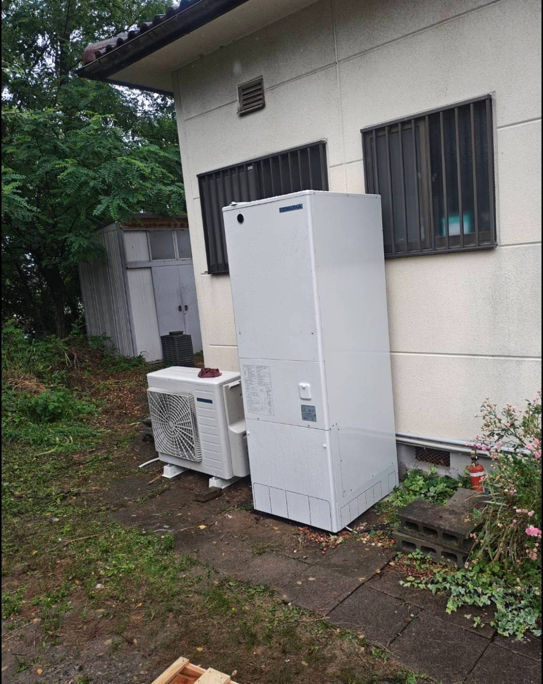 愛知県稲沢市お客様 交換後エコキュート
