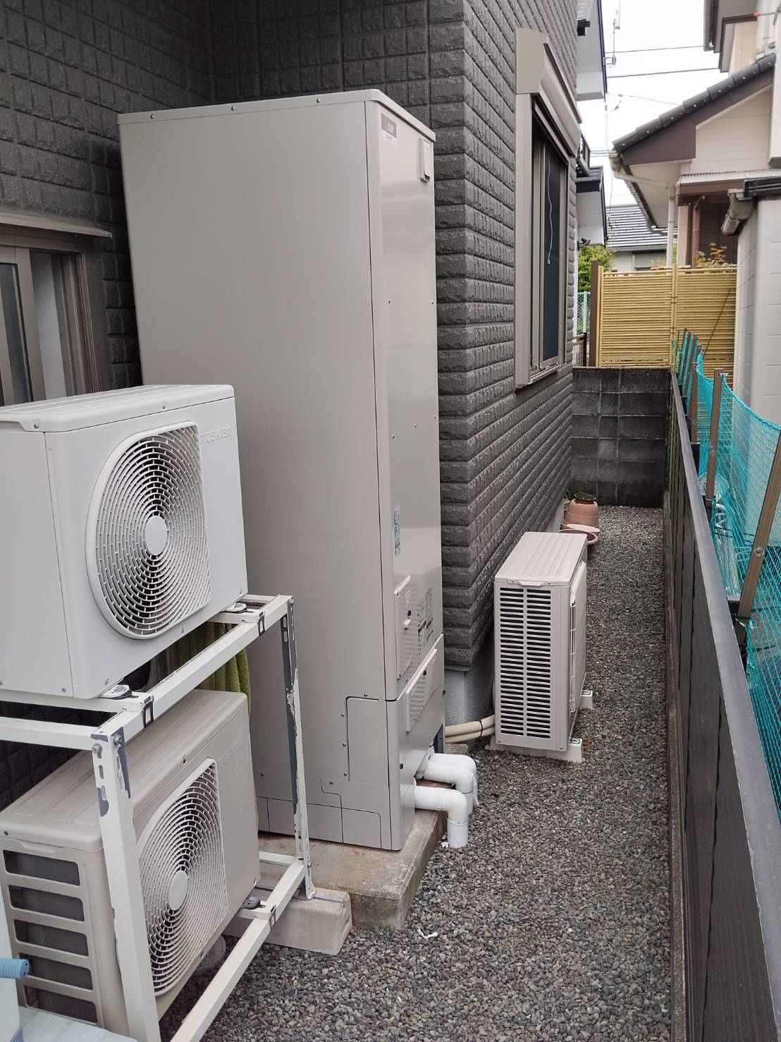 静岡県富士宮市お客様 交換後エコキュート