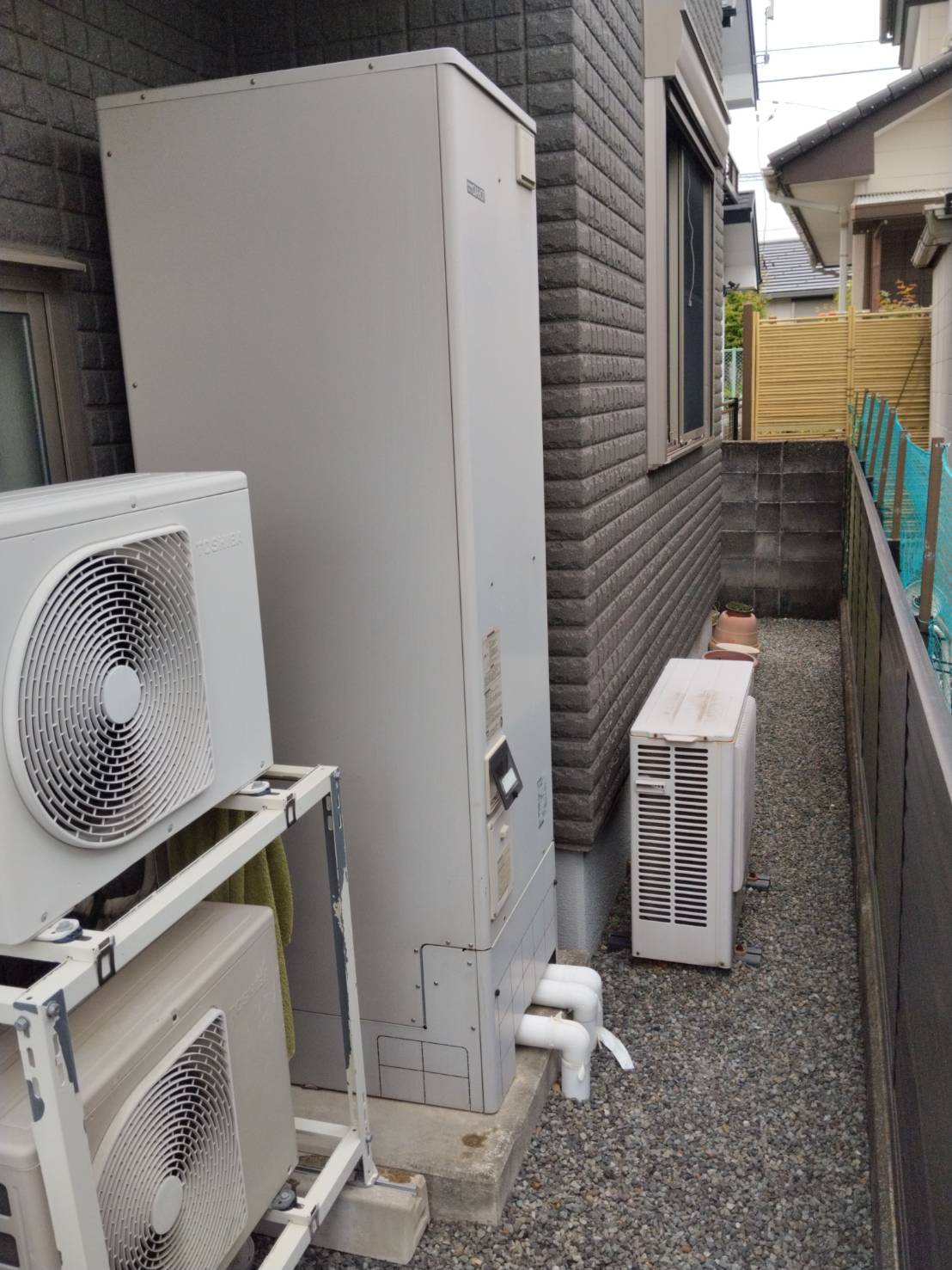 静岡県富士宮市お客様 交換前エコキュート