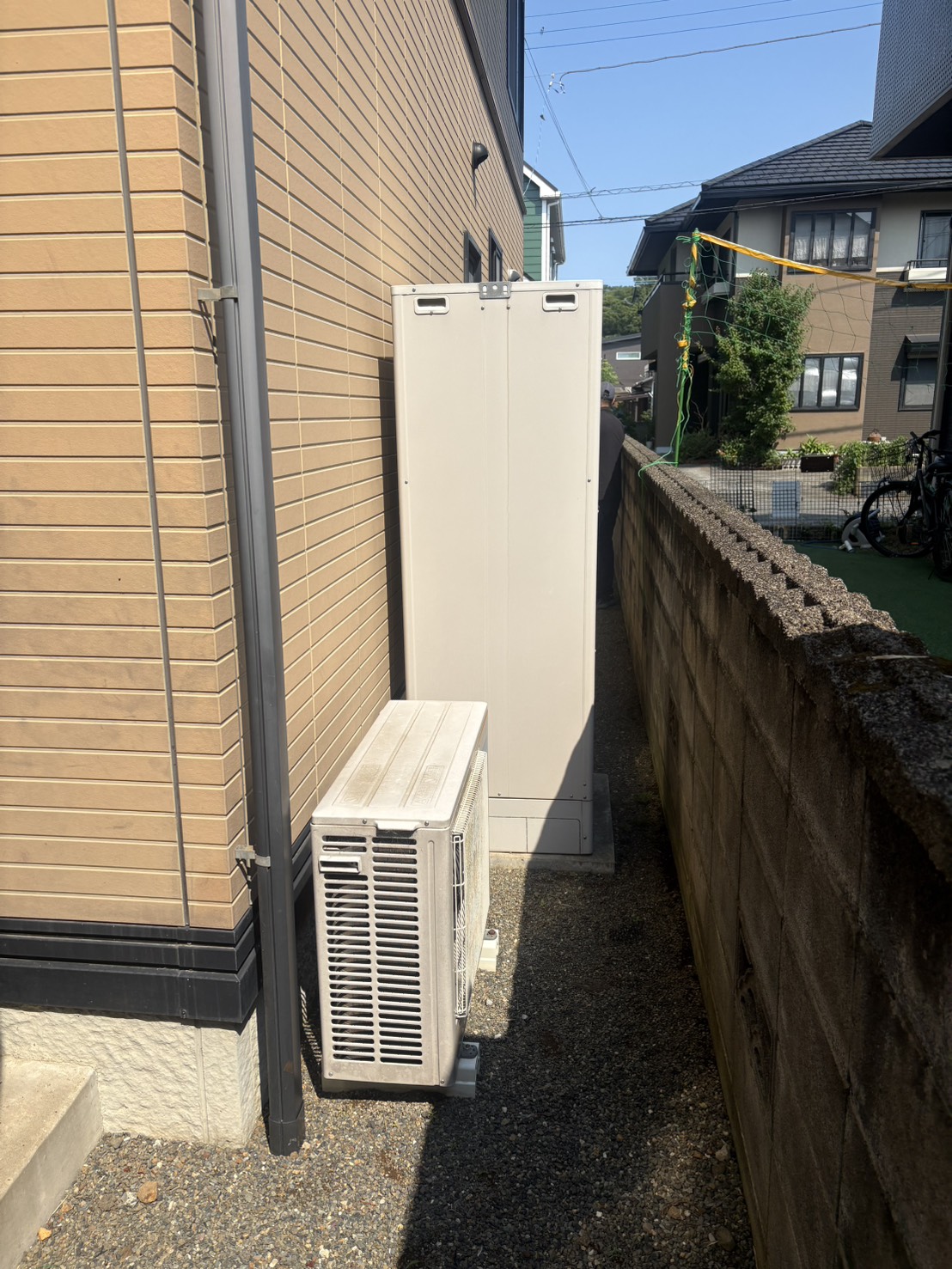 静岡県沼津市お客様 交換前エコキュート
