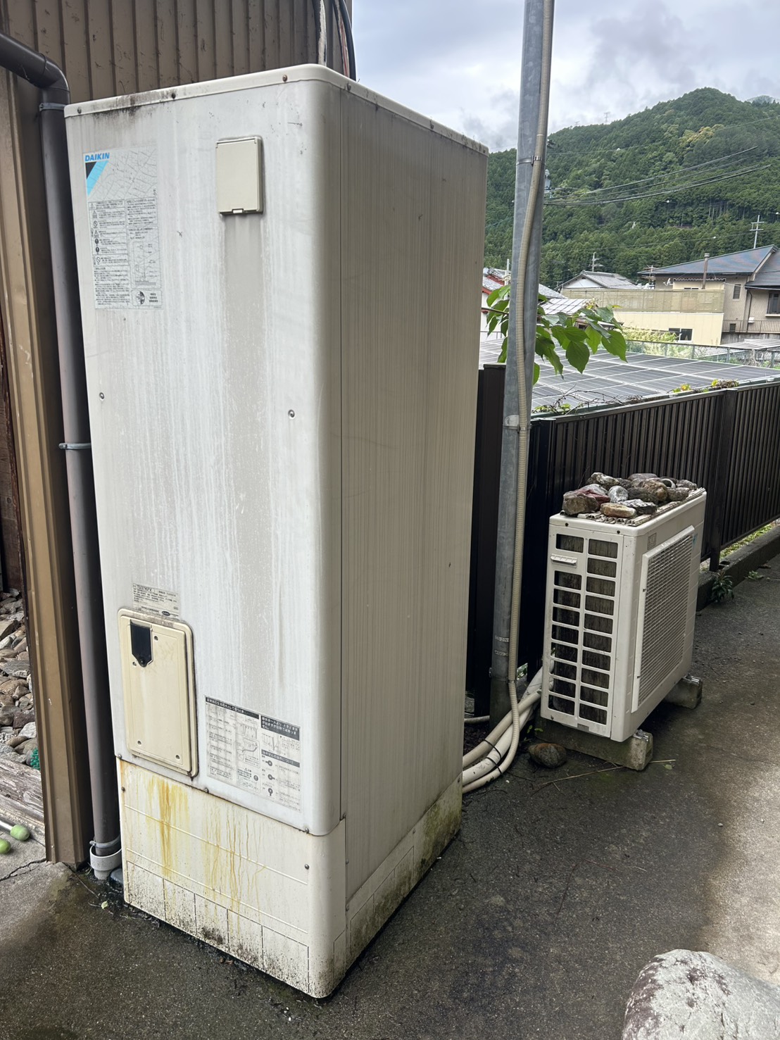 静岡県浜松市お客様 交換前エコキュート