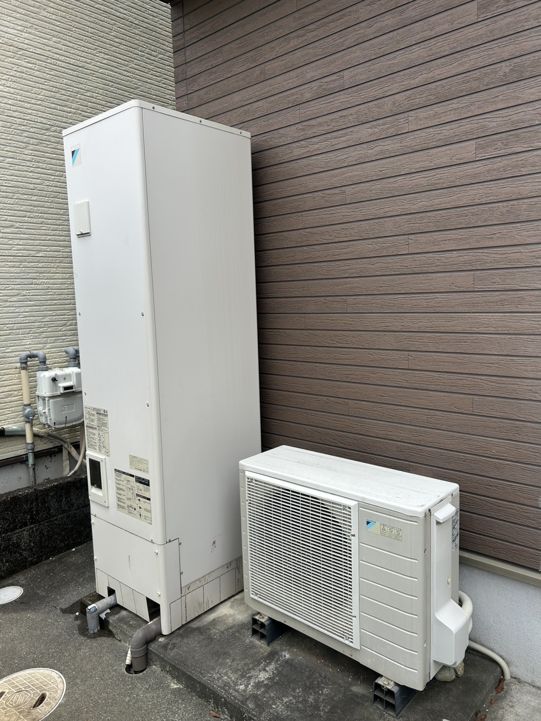 静岡県静岡市お客様 交換前エコキュート