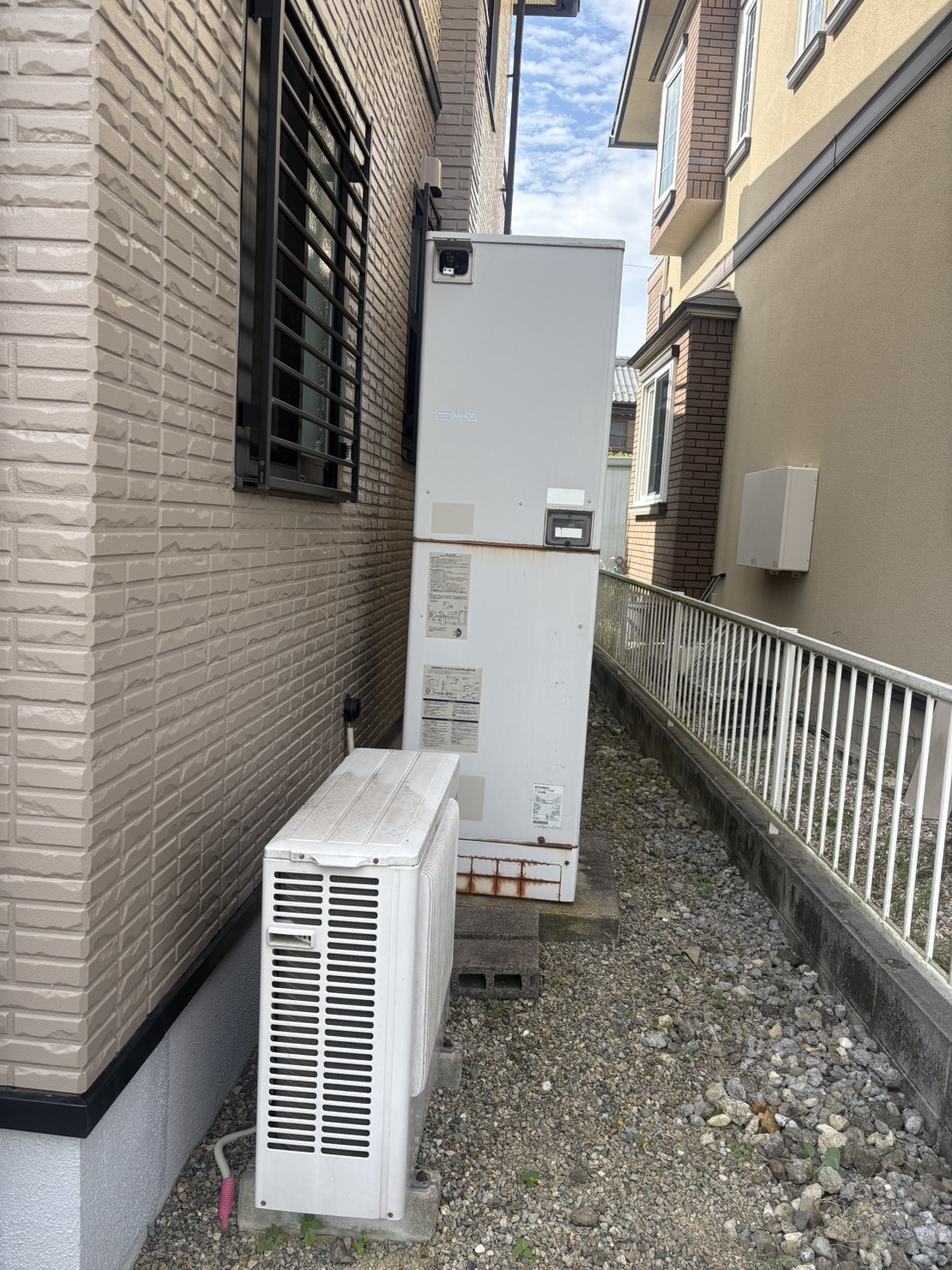 愛知県愛西市お客様 交換前エコキュート