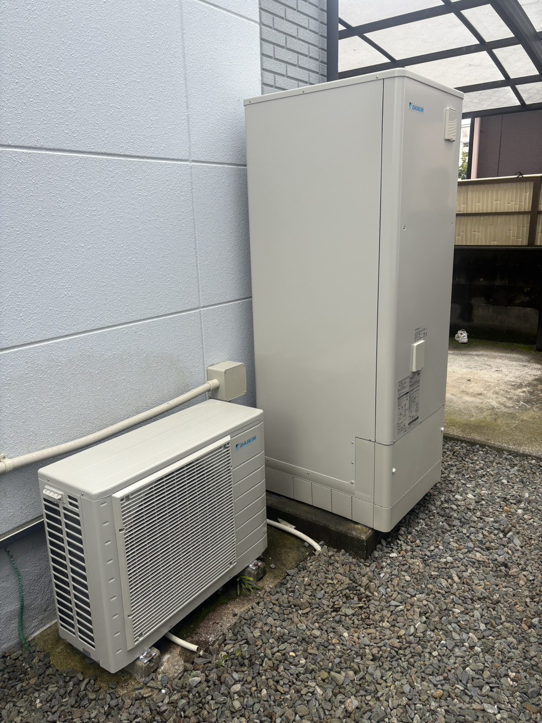 静岡県御殿場市お客様 交換後エコキュート