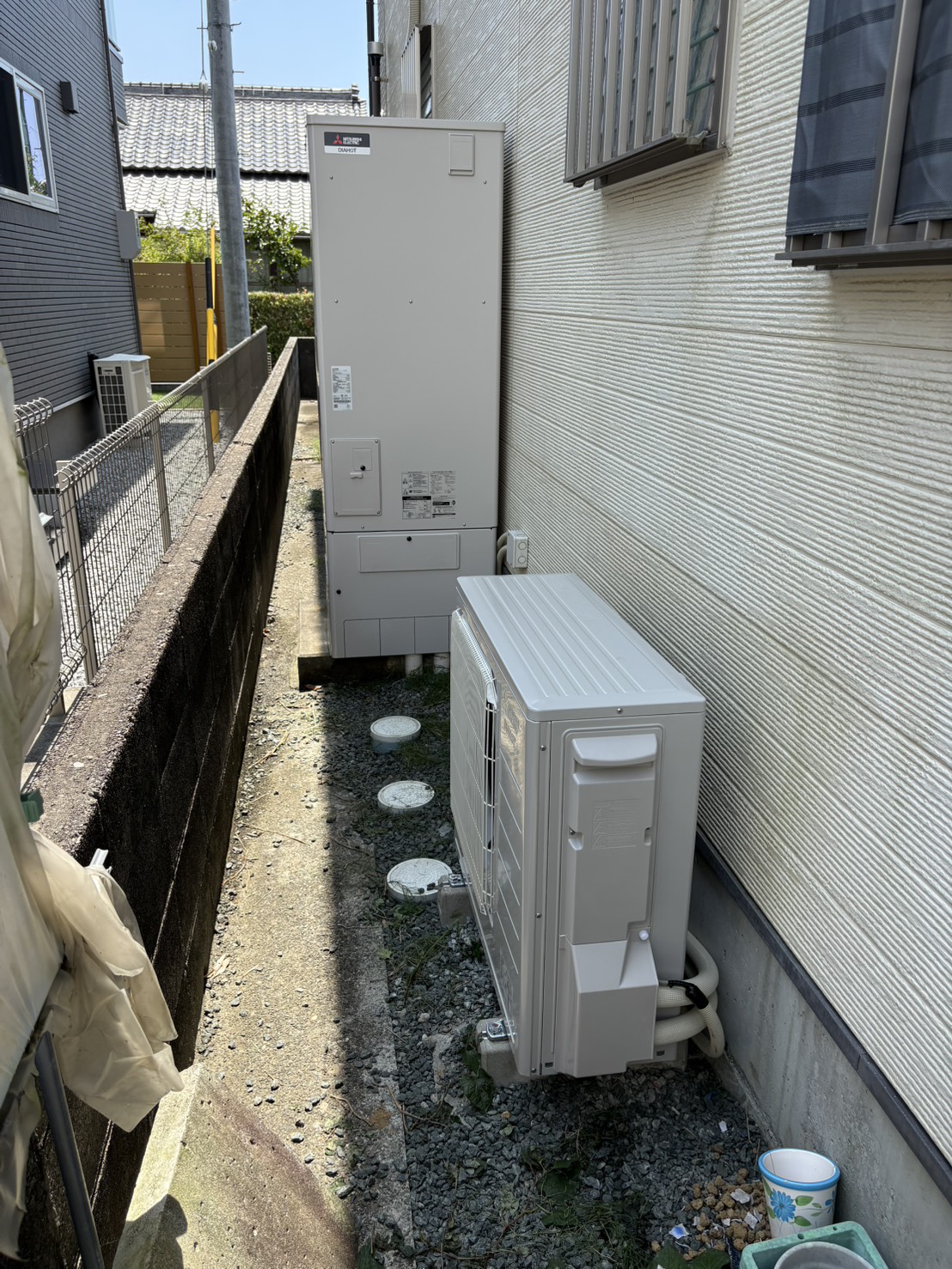 静岡県袋井市お客様 交換後エコキュート